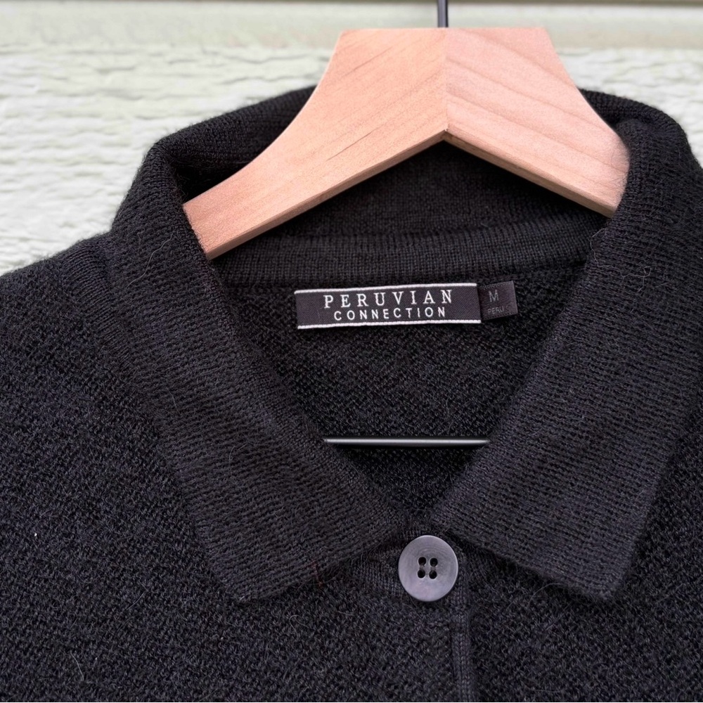 Peruvian Connection Baby Alpaca Sweater. Medium. - Picture 4 of 5